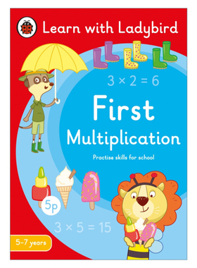 First Multiplication 小瓢虫5-7岁儿童练习册系列 乘法入门进口原版英文书籍