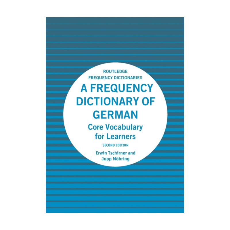 A Frequency Dictionary of German 德语高频词典 核心词汇 第2版进口原版英文书籍