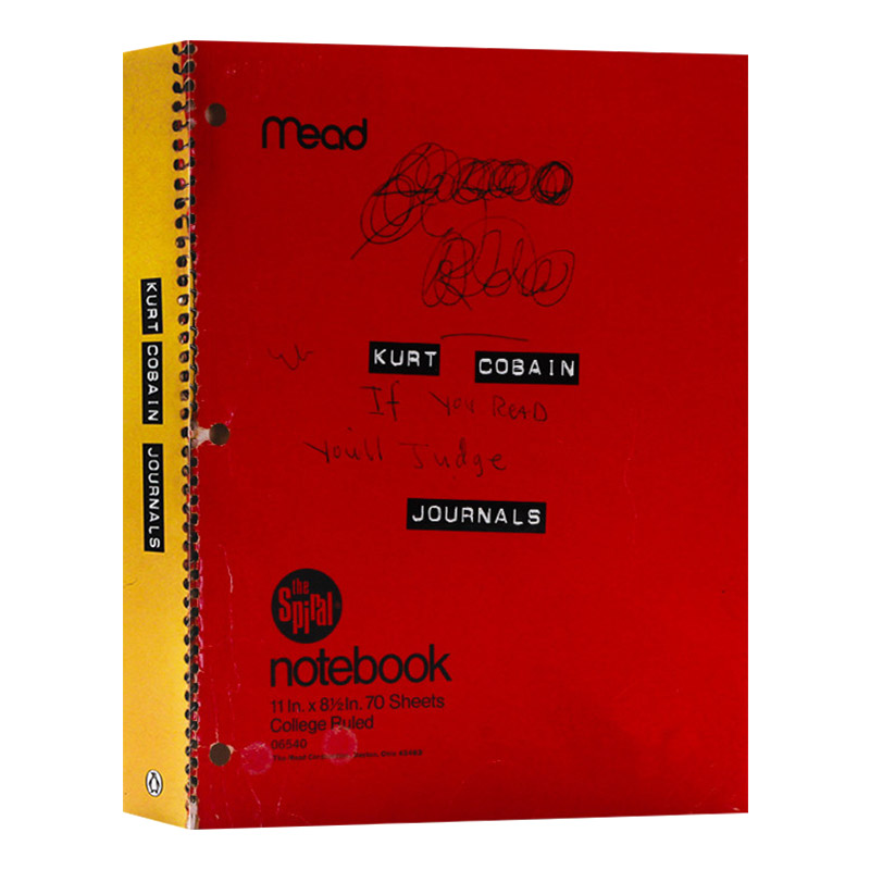 英文原版柯特科本手稿画册日记