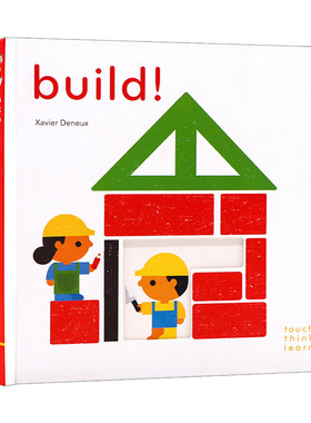 TouchThinkLearn: Build! 触摸思考学习：建筑进口原版英文书籍