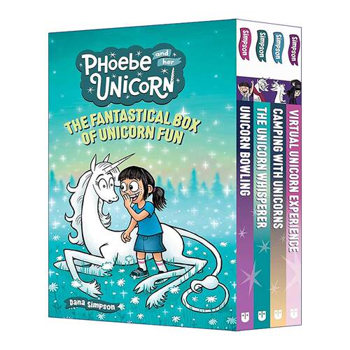 英文原版 The Fantastical Box of Unicorn Fun 菲比和她的独角兽9-12册盒装 英文版 进口英语原版书籍