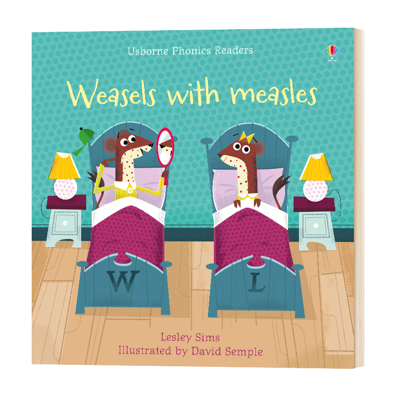 Phonics Readers: Weasels with Measles 患麻疹的黄鼠狼进口英文原版书籍