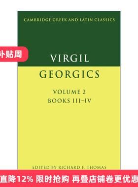 英文原版 Virgil Georgics Virgil Georgics 维吉尔 农事诗 卷二 剑桥希腊拉丁语经典系列 原文加学者注释 英文版进口英语原版书籍