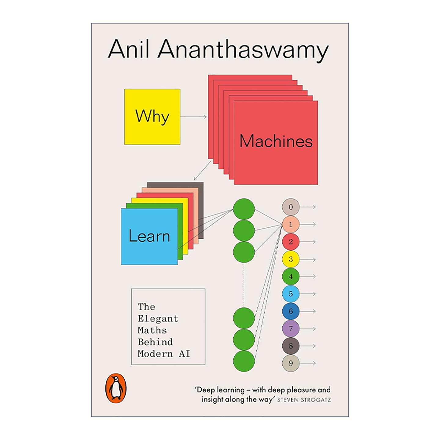 英文原版 Why Machines Learn 论机器学习 现代人工智能背后的优雅数学 Anil Ananthaswamy 英文版 进口英语原版书籍