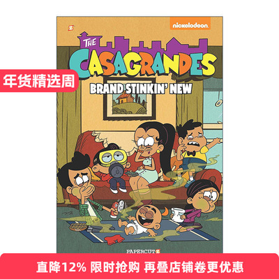 英文原版 The Casagrandes 3 Brand Stinkin New 喧闹一家亲外传3 儿童全彩幽默漫画 英文版 进口英语原版书籍