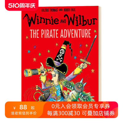 Winnie and Wilbur: The Pirate Adventure / 32页大开绘本进口原版英文书籍