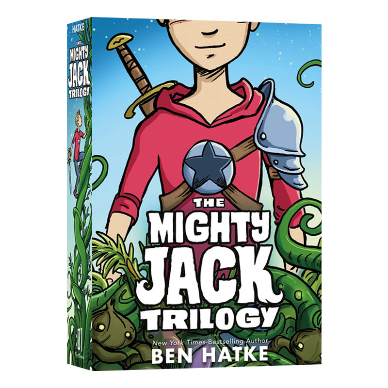 Mighty Jack Trilogy Boxed Set 超强的杰克3册 全彩漫画书三部曲盒装套装进口原版英文书籍