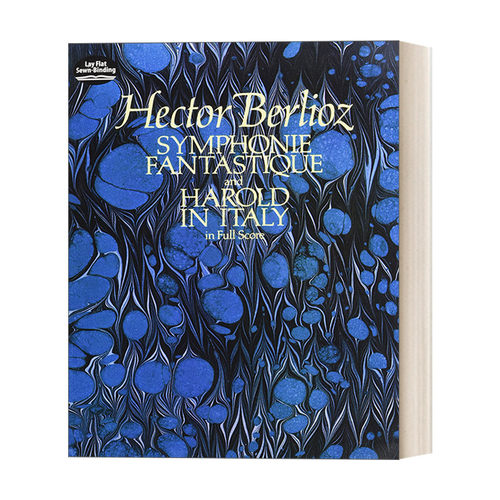英文原版 Symphonie Fantastique and Harold in Italy in Full Score 柏辽兹意大利梦幻交响曲与哈罗德全谱 英文版 进口英语书籍