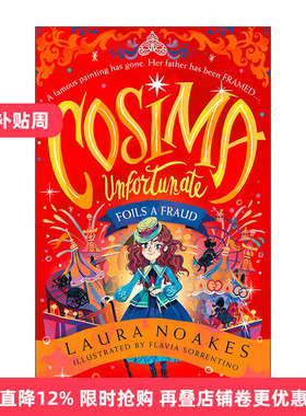 英文原版 Cosima Unfortunate Foils a Fraud 不幸少女柯西玛系列2 挫败骗局 儿童插画冒险故事书 英文版 进口英语原版书籍