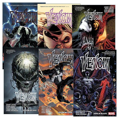 英文原版 Venom By Donny Cates 毒液系列6册 漫威漫画 英文版 进口英语原版书籍