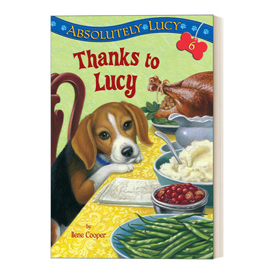 英文原版 Absolutely Lucy 06: Thanks to Lucy 绝对的露西系列6 多亏了露西 儿童章节桥梁书 Amanda Harvey 英文版 进口英语书籍