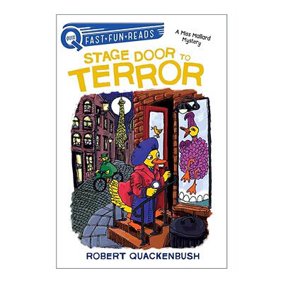 英文原版 Stage Door to Terror 舞台后门惊魂 鸭侦探马拉德小姐系列 英文版 进口英语原版书籍