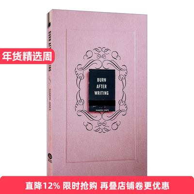 英文原版写后即焚创意笔记本