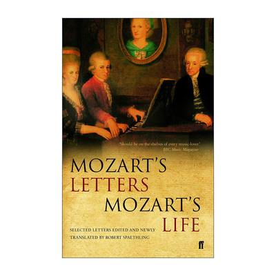 英文原版 Mozart's Letters  Mozart's Life 莫扎特的信件与生平 英文版 进口英语原版书籍