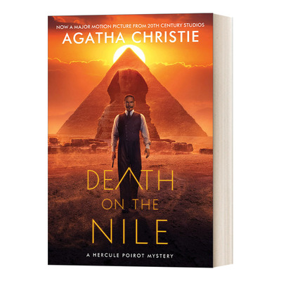 Death on the Nile 尼罗河上的惨案 电影封面版 阿加莎大侦探波洛系列小说进口原版英文书籍