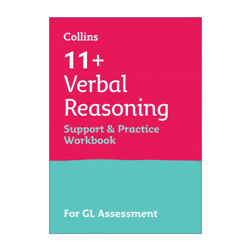 英文原版 Collins 11+ Verbal Reasoning Support and Practice Workbook for GL Assessment 柯林斯英国小升初GL考试文字推理练习