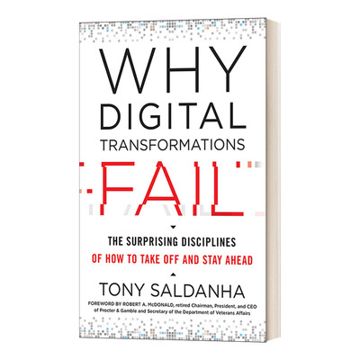 英文原版 Why Digital Transformations Fail 数字转型为何失败 如何起飞和保持领先 精装 英文版 进口英语原版书籍
