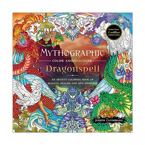 英文原版 Mythographic Color and Discover Dragonspell 神话色彩与发现 龙之魔法 英文版 进口英语原版书籍