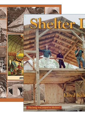 Shelter 庇护所2册 绿色建筑住房设计 插图 Lloyd Kahn劳埃德·卡恩进口原版英文书籍