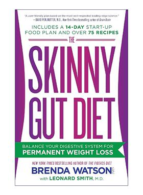 英文原版 The Skinny Gut Diet 瘦肠饮食 平衡消化系统的永久减肥计划 健康指南 Brenda Watson 英文版 进口英语原版书籍