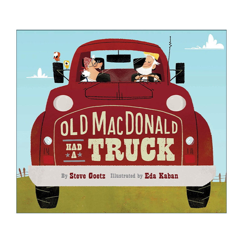 英文原版 Old MacDonald Had a Truck 老麦家有辆卡车 精装 经典民谣卡车知识 英文版 进口英语原版书籍
