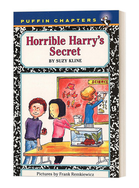 英文原版 Horrible Harry 05 Horrible Harry's Secret 可怕的哈里系列5 儿童章节桥梁书 Suzy Kline 英文版 进口英语原版书籍