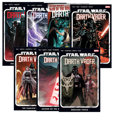 英文原版 Star Wars Darth Vader By Greg Pak 星球大战漫画 达斯维达2020合订本1-7册 英文版 进口英语原版书籍