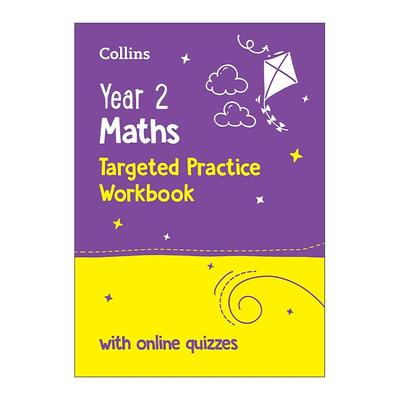 英文原版 Collins Year 2 Maths Targeted Practice Workbook 柯林斯英国小学二年级数学练习册 第二版 英文版 进口英语原版书籍