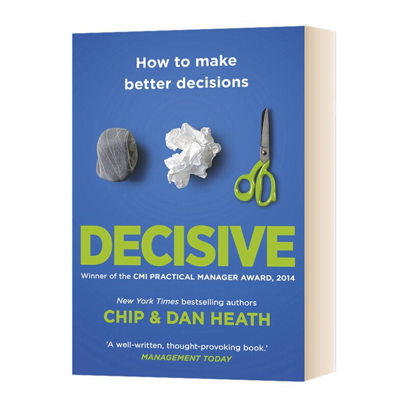Decisive 果断：如何做出更好的决策进口英文原版书籍