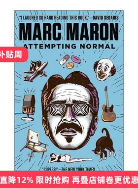 英文原版 Attempting Normal 尝试正常 脱口秀演员Marc Maron马克·马龙自传 英文版 进口英语原版书籍