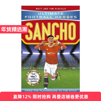 Sancho 超级足球明星人物传记 杰登 桑乔 Ultimate Football Heroes进口原版英文书籍