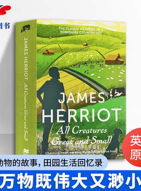 All Creatures Great and Small万物既伟大又渺小 吉米哈利进口原版英文书籍