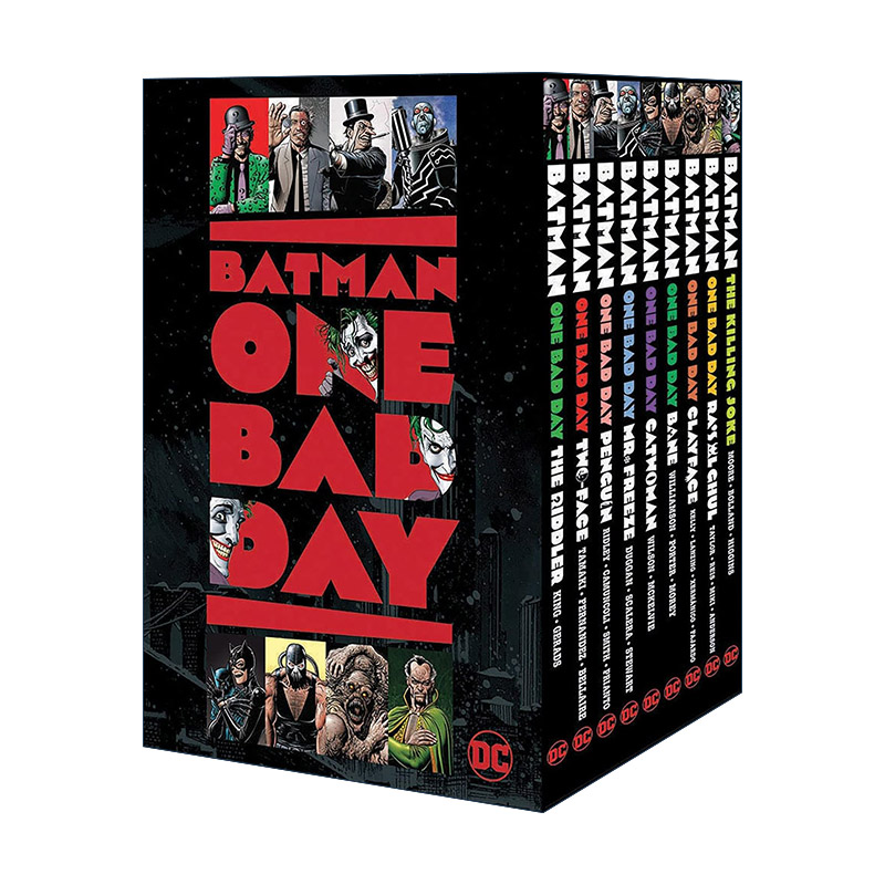 英文原版 Batman One Bad Day Box Set 蝙蝠侠 糟糕的一天 8册精装套装 2023艾斯纳奖提名 Tom King 英文版 进口英语原版书籍