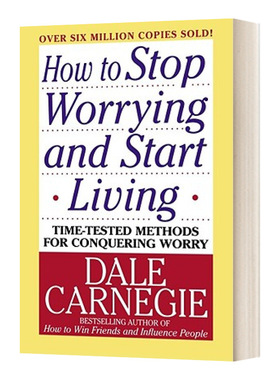 英文原版 How To Stop Worrying And Start Living 如何停止担忧 开始新的生活 英文版 进口英语原版书籍