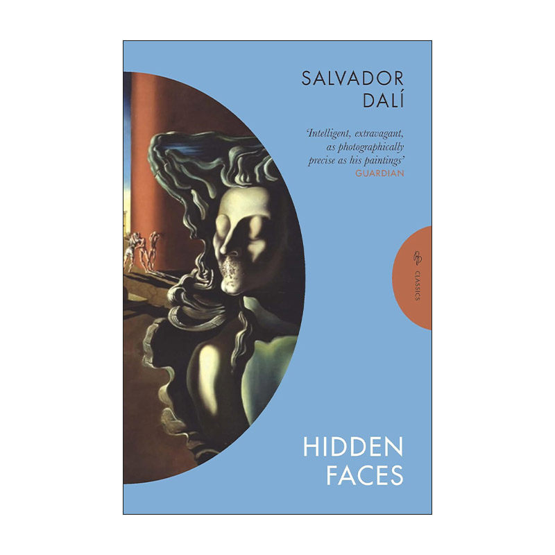 英文原版 Hidden Faces 隐藏的面孔 萨尔瓦多·达利创作唯一小说 英文版 进口英语原版书籍