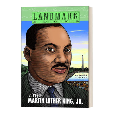 英文原版 Meet Martin Luther King Jr.Landmark Books 见见马丁路德金 里程碑系列 英文版 进口英语原版书籍