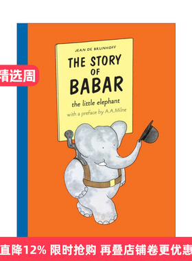 The Story of Babar 大象巴巴的故事 让·德·布吕诺夫 大师名作绘本进口原版英文书籍