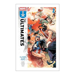 权力属于人们 Ultimates 卷二 英文版 Vol. Power the All 终极 书籍 进口英语原版 Deniz People Camp 漫威漫画 英文原版