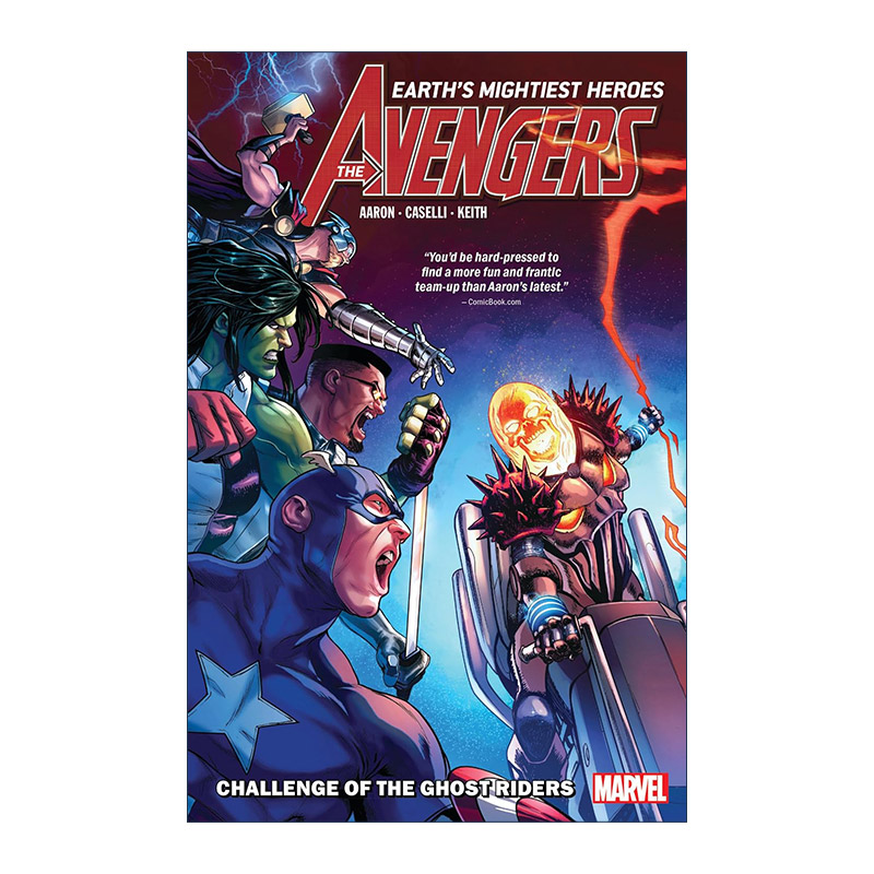 英文原版 Avengers By Jason Aaron Vol. 5 Challenge Of The Ghost Riders 复仇者联盟 卷五 漫威漫画 英文版 进口英语原版书籍