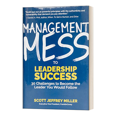 英文原版 Management Mess to Leadership Success 管理混乱到领导成功 成为你将追随的领导者的3个挑战 精装 英文版 进口英语原版