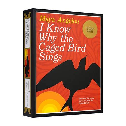 英文原版 I Know Why The Caged Bird Sings 我知道笼中鸟为何歌唱 500片拼图 玛雅?安吉洛 英文版 进口英语原版书籍