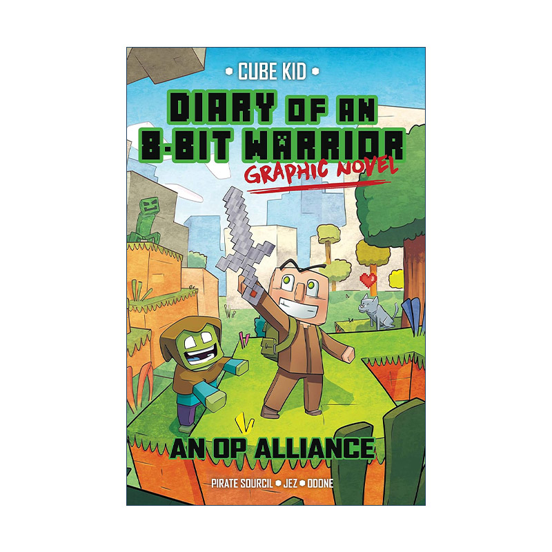 Diary Of 8-Bit Warrior 01 英雄史蒂夫战士1 彩色漫画版进口原版英文书籍