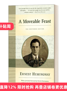 A Moveable Feast: the Restored Edition 流动的盛宴:复原版进口原版英文书籍