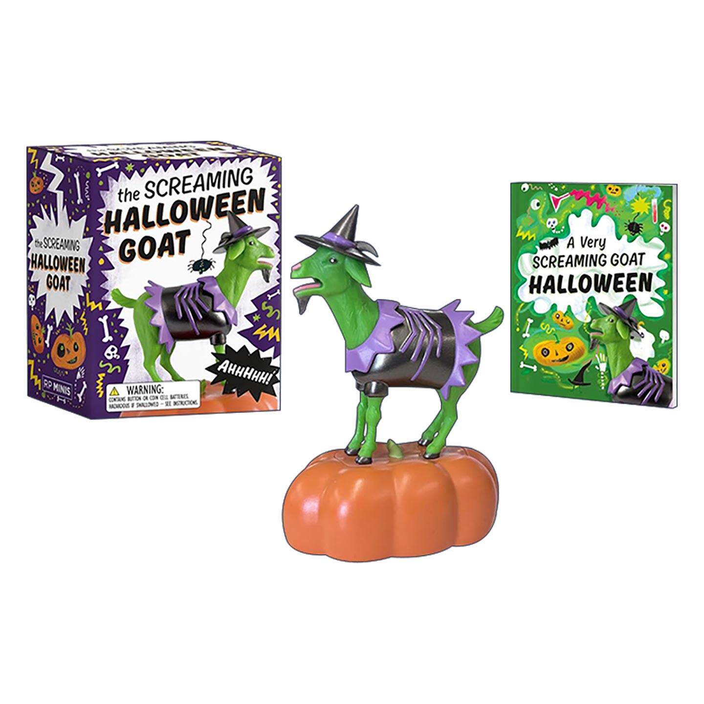 英文原版 Screaming Halloween Goat 尖叫羊 万圣节版 含指导书 英文版 进口英语原版书籍