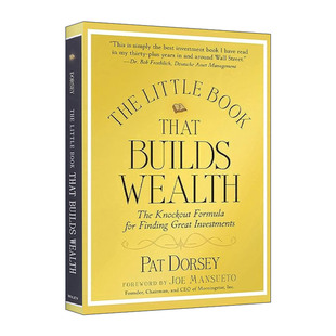 选股秘诀 书籍 Book Wealth 寻找投资护城河 Builds Little That 进口英语原版 英文原版 晨星公司首度解密巴菲特从未公开 The