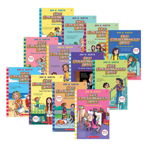 保姆俱乐部小说1-12 英文原版 The Baby Sitters Club 1-12 同名高分美剧原著 青少年英语课外阅读书籍 英文版进口幽默章节小说书