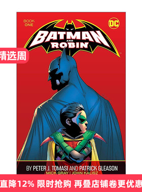 英文原版 Batman and Robin by Peter J. Tomasi and Patrick Gleason Book One 蝙蝠侠与罗宾 卷一 DC漫画 进口英语原版书籍