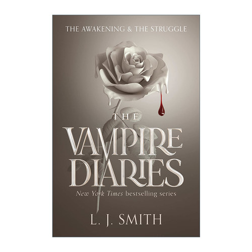 英文原版小说 The Vampire Diaries The Awakening and The Struggle 吸血鬼日记 觉醒和挣扎 2合1 英文版 进口英语原版书籍