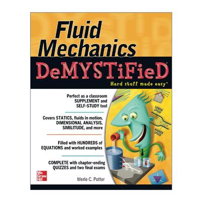英文原版 Fluid Mechanics Demystified 流体力学 自学向导系列 英文版 进口英语原版书籍