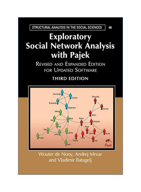 英文原版 Exploratory Social Network Analysis with Pajek 用Pajek进行探索性社交网络分析 剑桥社科结构分析系列 进口英语书籍